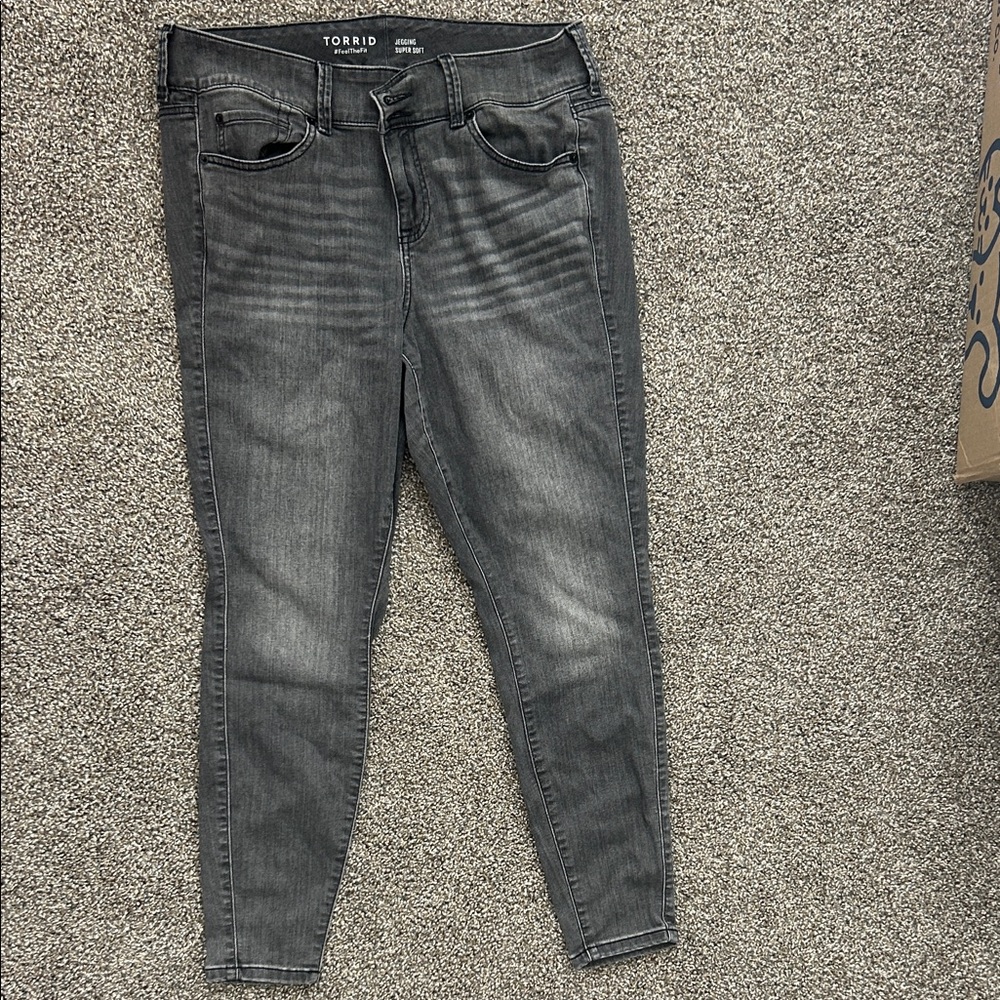 Torrid Women's Dark Gray Skinny Jeans